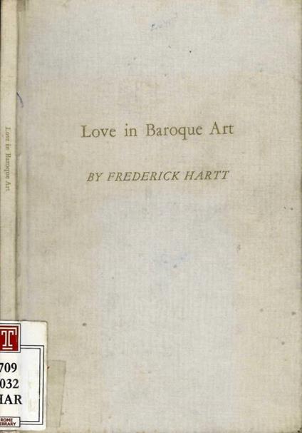 Love in Baroque Art - Frederick Hartt - copertina