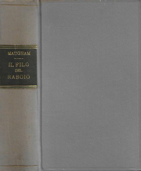 Il filo del rasoio - W. Somerset Maugham - copertina