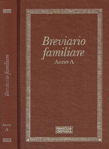 Breviario familiare - Gianfranco Ravasi - copertina