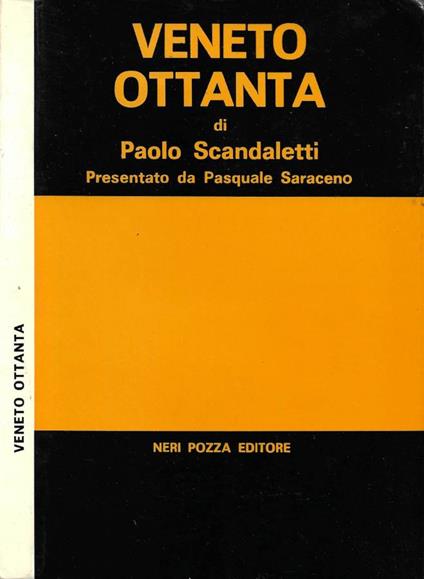 Veneto ottanta (Autografo) - Paolo Scandaletti - copertina