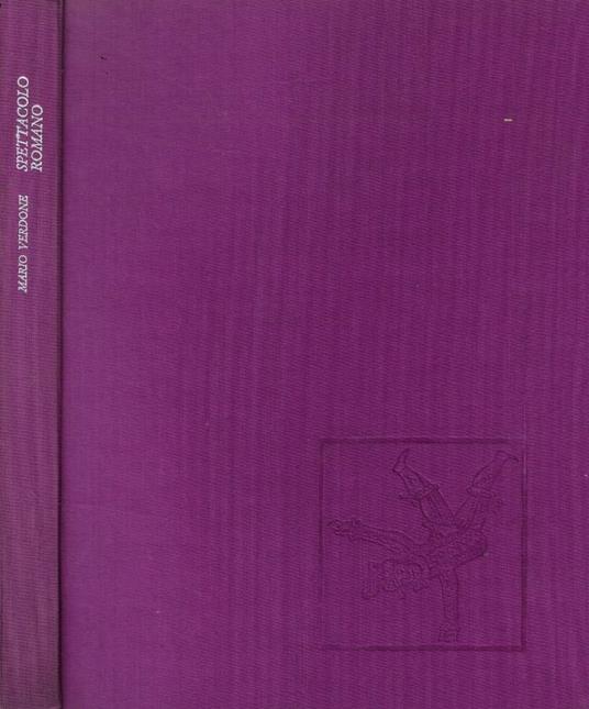 Spettacolo romano - Mario Verdone - copertina