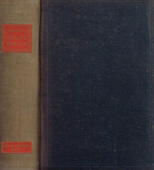 Opere scelte vol.I - Alphonse Daudet - copertina