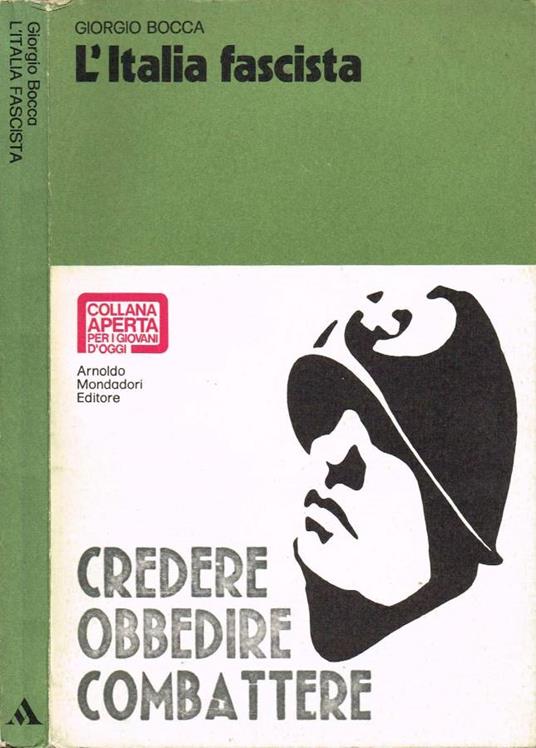 L' Italia fascista - Giorgio Bocca - copertina