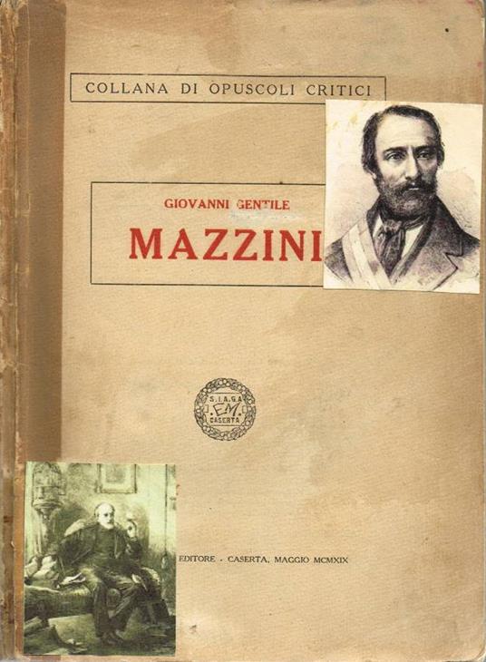 Mazzini - Giovanni Gentile - copertina