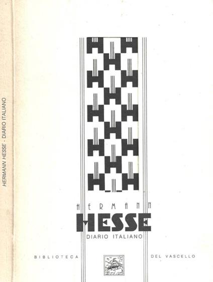Diario italiano 1901-1903 - Hermann Hesse - copertina