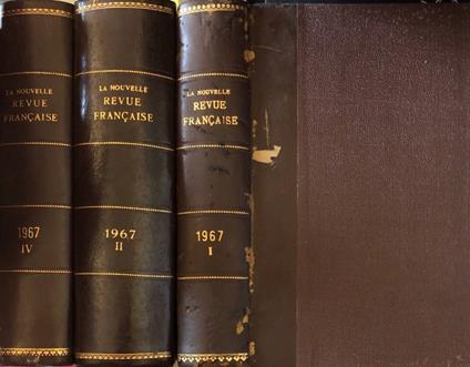La nouvelle revue francaise anno XV, n 169-174,178-180 1967 - Jean Paulhan - copertina