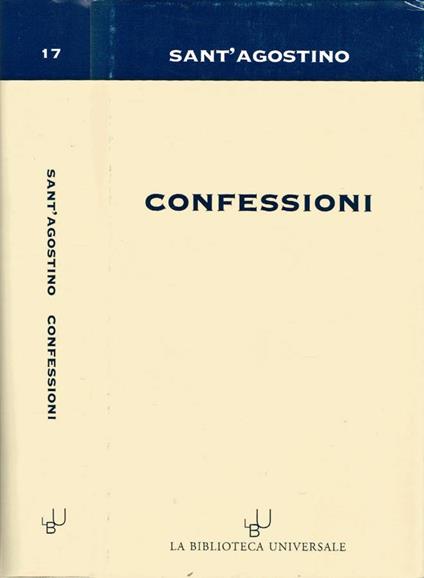 Confessioni - Agostino (sant') - copertina