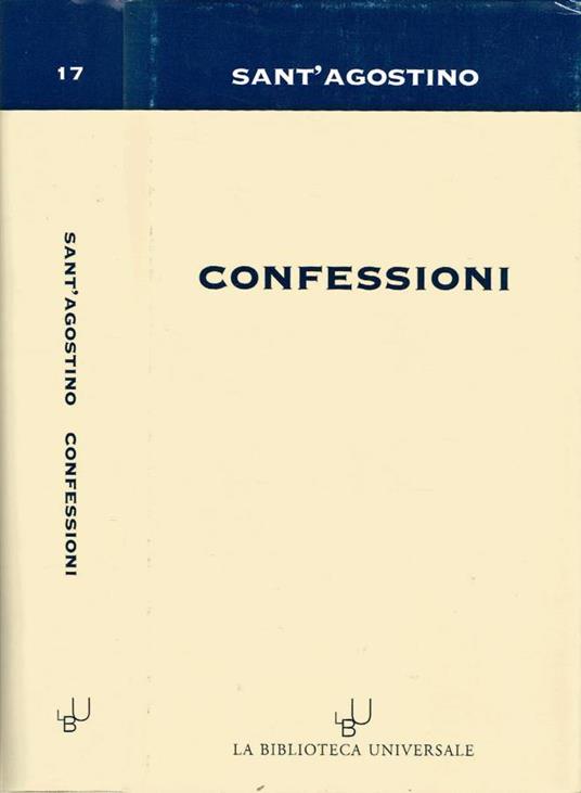 Confessioni - Agostino (sant') - copertina