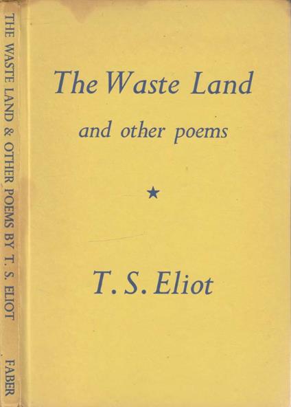 The waste land - Thomas S. Eliot - copertina