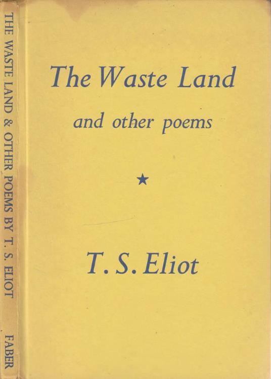 The waste land - Thomas S. Eliot - copertina