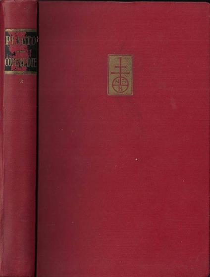 Commedie - T. Maccio Plauto - copertina