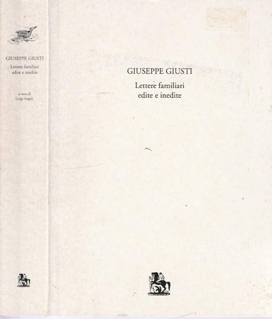 Giuseppe Giusti - Luigi Angeli - copertina