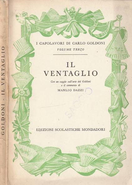 Il ventaglio - Carlo Goldoni - copertina