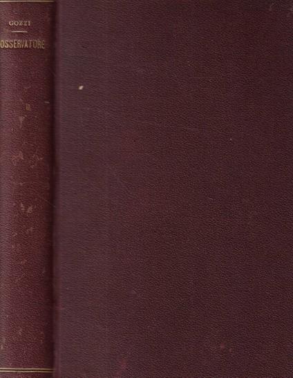 L' osservatore - Gasparo Gozzi - copertina