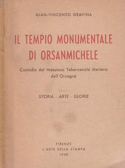 Il Tempio monumentale di Orsanmichele - Gianvincenzo Gravina - copertina