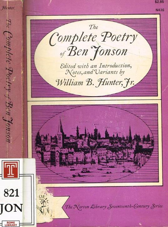 The complete poetry of Ben Jonson - Ben Jonson - copertina