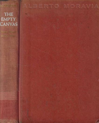 The Empty Canvas - Alberto Moravia - copertina