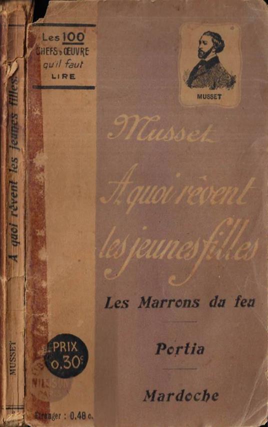 A quoi revent les jeunes filles - Alfred de Musset - copertina