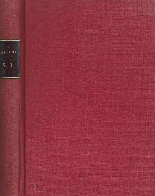Sì - Alfredo Oriani - copertina