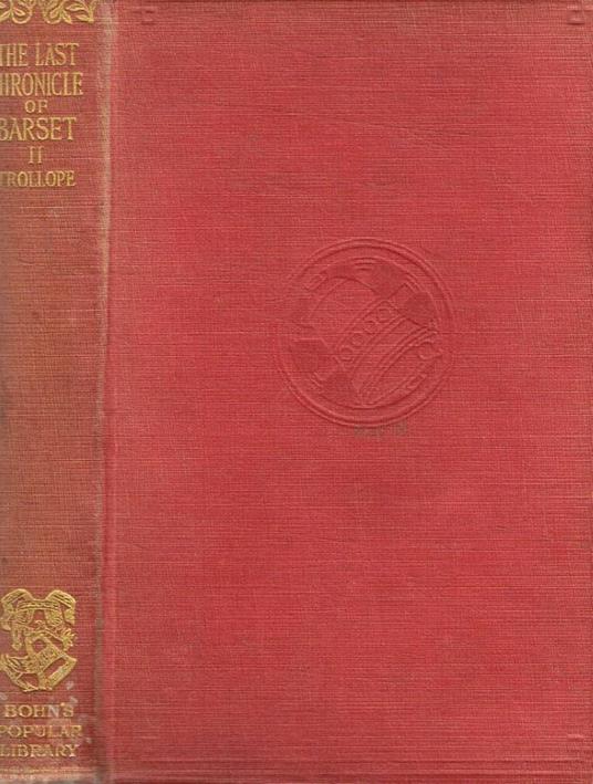 The last chronicle of barset vol.II - Anthony Trollope - copertina
