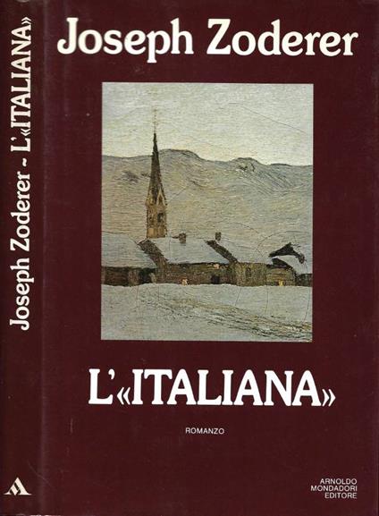 L' Italiana - Joseph Zoderer - copertina