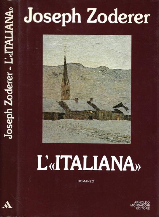 L' Italiana - Joseph Zoderer - copertina