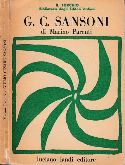 G.C. Sansoni (Autografo) - Marino Parenti - copertina