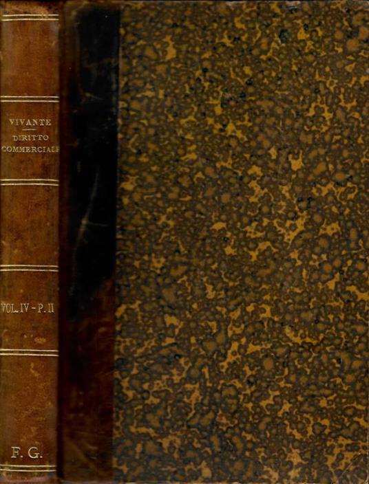 Trattato di diritto commerciale - Cesare Vivante - copertina