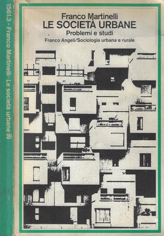 Le società urbane - Franco Martinelli - copertina