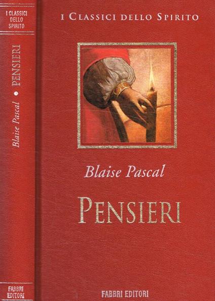 Pensieri - Blaise Pascal - copertina