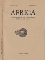 Africa anno XXVII, n 3, sett 1972