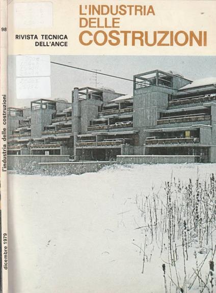 L' industria delle costruzioni anno XIII, n 98, 1979 - Adriano Pasta - copertina