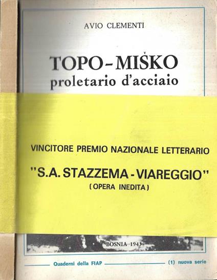 Topo - Misko proletario d' acciaio - Avio Clementi - copertina