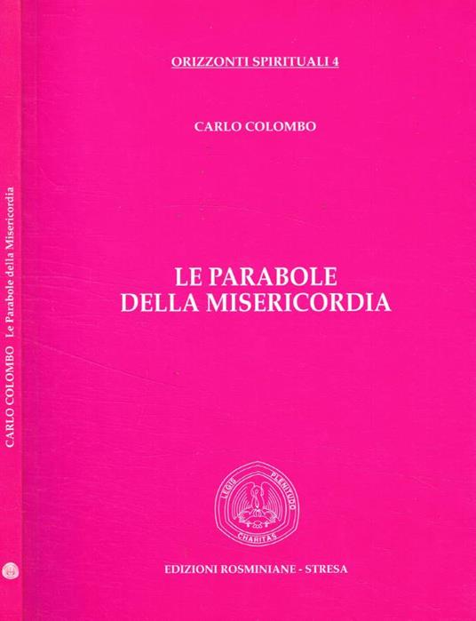 Le parabole della Misericordia - Carlo Colombo - copertina