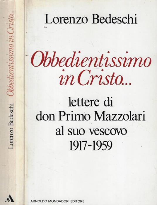 Obbedientissimo in Cristo… - Lorenzo Bedeschi - copertina