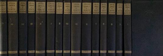 Opera omnia di Benito Mussolini voll.I-XV - Benito Mussolini - copertina