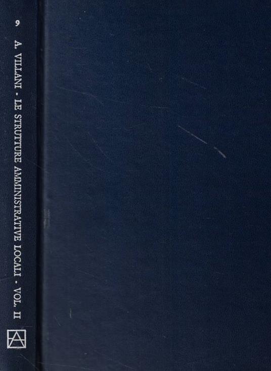 Le strutture amministrative locali Vol. II - Andrea Villani - copertina