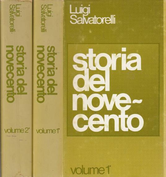 Storia del Novecento - Luigi Salvatorelli - copertina
