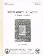 Testi Greci e Latini