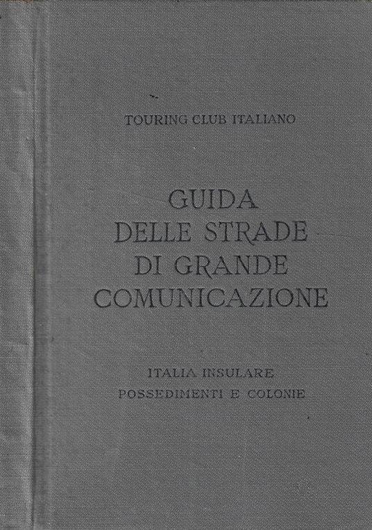 Guida delle strade di grande comunicazione - copertina
