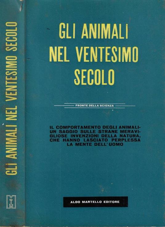 Gli animali nel ventesimo secolo - copertina