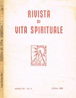 Rivista di vita spirituale anno XII, n.4, ottobre-dicembre 1958