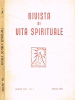 Rivista di vita spirituale anno XVIII, n.1, gennaio-marzo 1964
