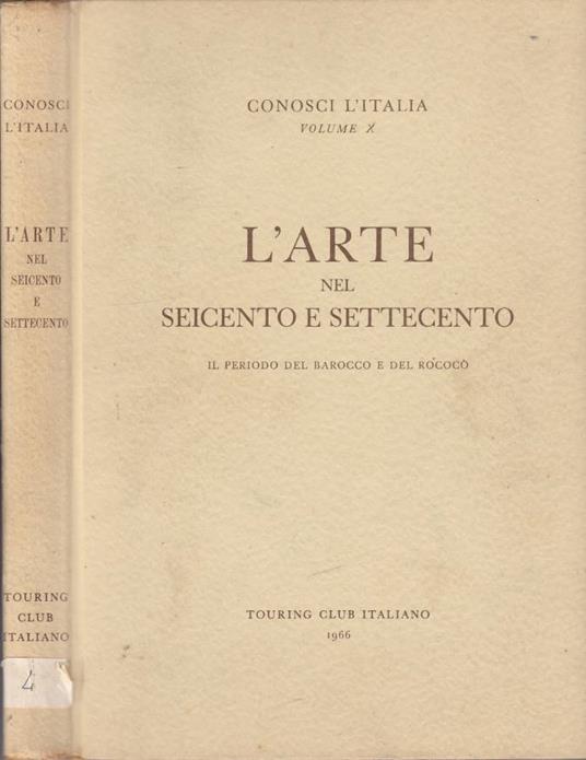 L' arte nel Seicento e Settecento - copertina