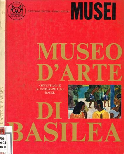 Museo d'arte di Basilea - copertina