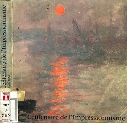 Centenaire de l'Impressionnisme - copertina