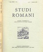 Studi romani. Rivista trimestrale dell'Istituto di Studi Romani. Anno XXIII, n.3, luglio-settembre 1975
