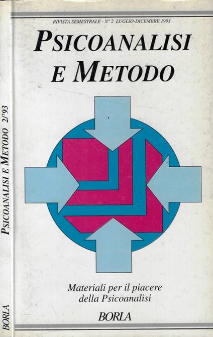 Psicoanalisi e metodo n. 2 Anno 1993 - copertina