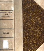 The Metropolitan Museum of Art. Annual Reports 1921-1925