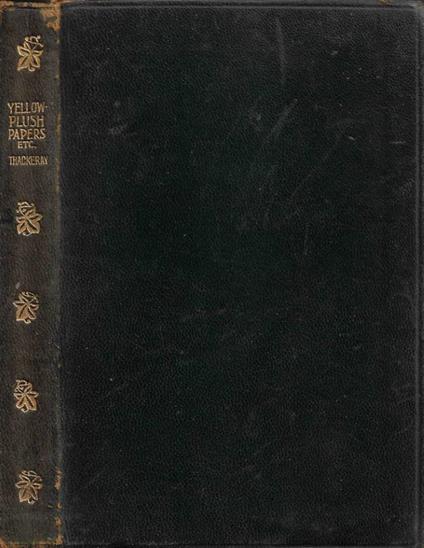 The Yellowplush Papers Etc., Etc - William M. Thackeray - copertina